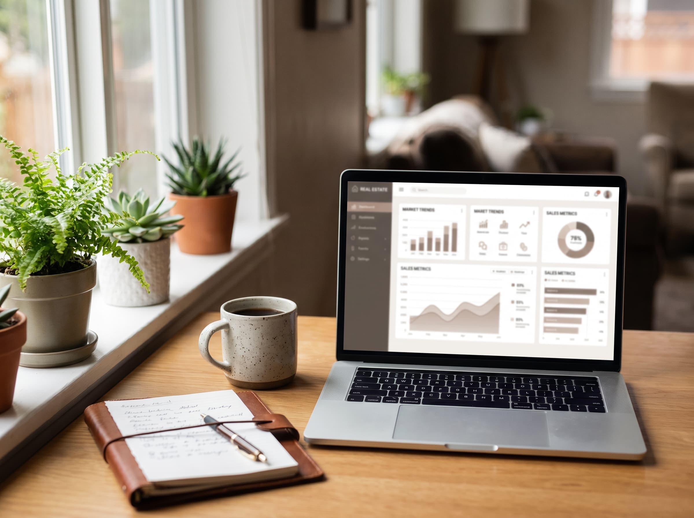 Real estate marketing workspace